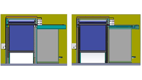 国产出轨二合一冷庫門